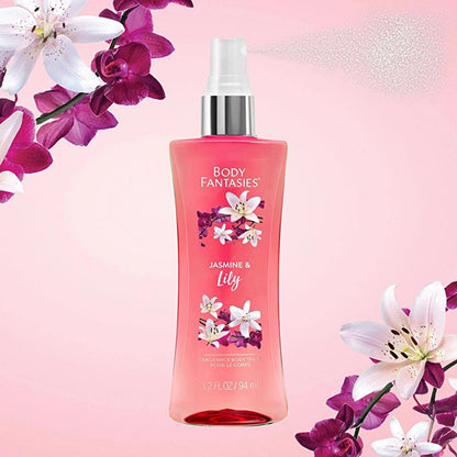 Brume corporelle Body Fantasies Jasmin & Lys 94 ml