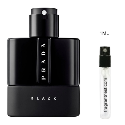 Prada Luna Rossa Black Eau De Parfum Travel Spray | Sample Fragrant Nest 1mL Sample (15 Sprays)