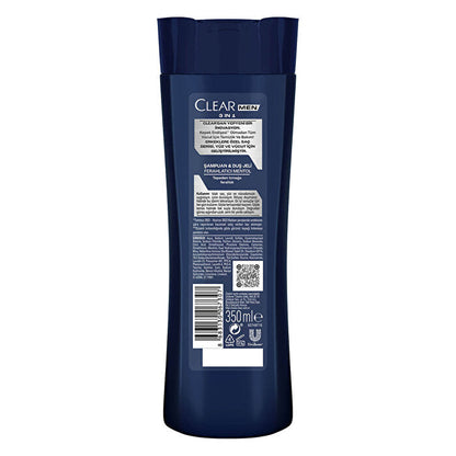 Champú anticaspa Clear Men - 13.5 Oz líquidas | Limpieza profunda