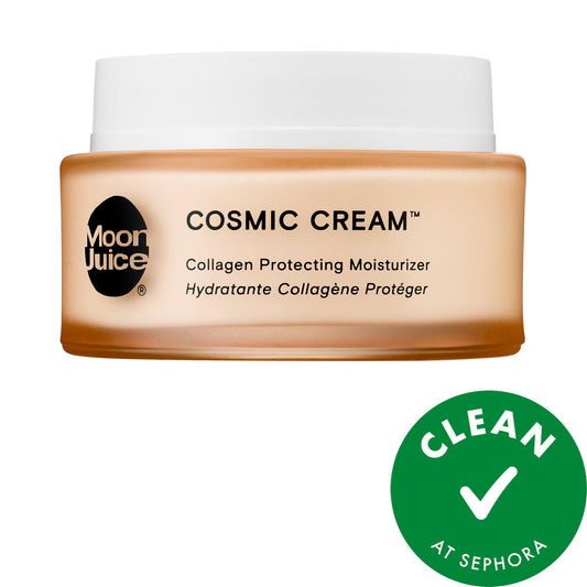 Crème hydratante protectrice au collagène Cosmic Cream™ : soin anti-âge vegan pour la fermeté, l'hydratation et la réduction des ridules