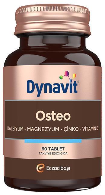 Dynavit Osteo 60 Tablets - Bone Health Supplement for Osteoporosis Support