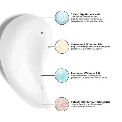 Cream Co. AHA/BHA Toner & Hyaluronic Acid Moisturizer Skincare Set | Vegan Blemish Control, Pore Minimizing, Skin Brightening for Sensitive Skin