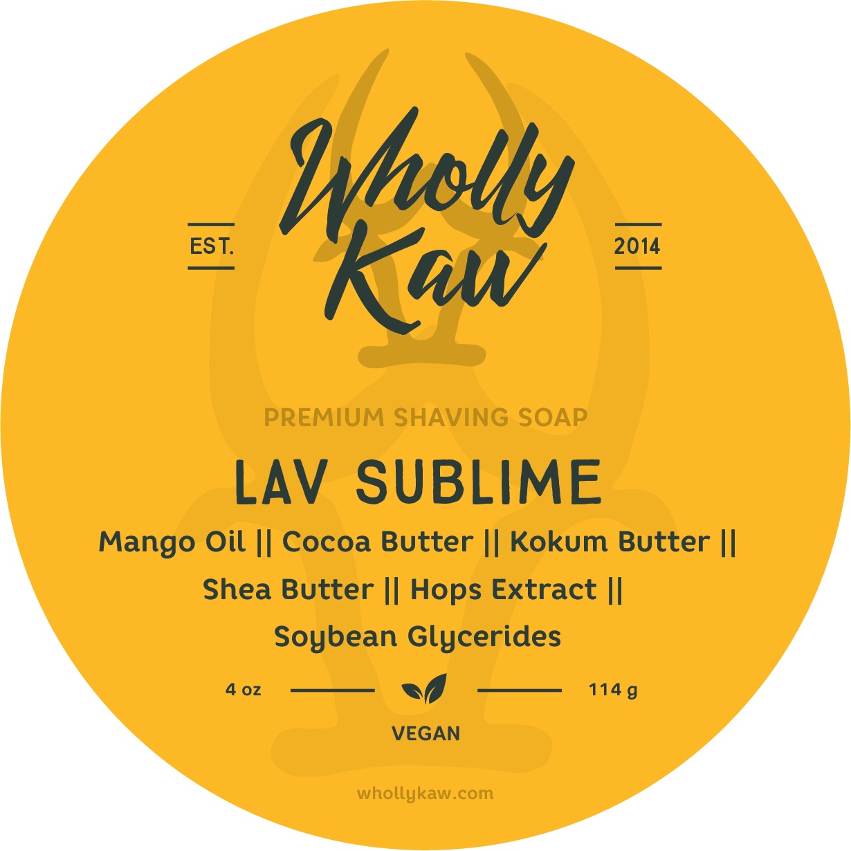 Wholly Kaw Lav Sublime Shaving Collection Shaving Set Pasteur Pharmacy Vegan Shaving Soap 4 oz