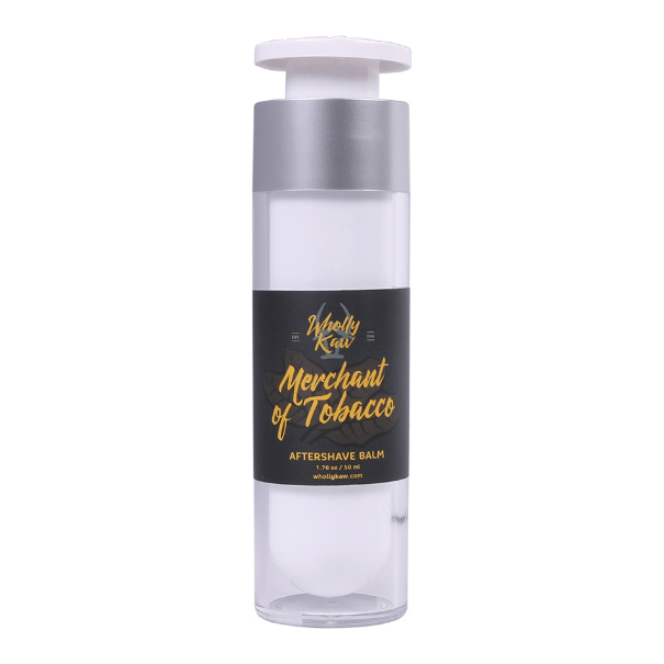 Wholly Kaw Merchant of Tobacco Shaving Collection Shaving Set Pasteur Pharmacy Aftershave Balm 1.76 oz