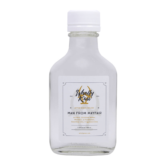 Wholly Kaw Man from Mayfair Shaving Collection Shaving Set Pasteur Pharmacy Aftershave Splash 4 oz