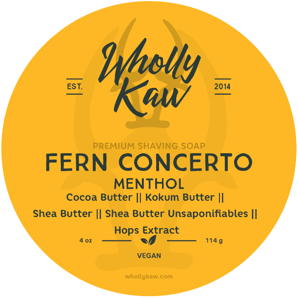Wholly Kaw Fern Concerto Shaving Collection Shaving Set Pasteur Pharmacy Vegan Shaving Soap 4 oz