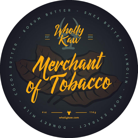 Wholly Kaw Merchant of Tobacco Shaving Collection Shaving Set Pasteur Pharmacy Tallow Shaving Soap 4 oz