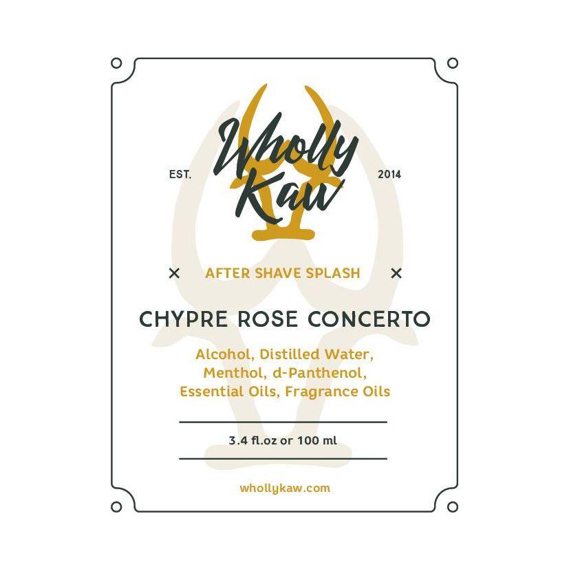 Wholly Kaw Chypre Rose Concerto Shaving Collection Shaving Set Pasteur Pharmacy After Shave Splash 4 oz N/A