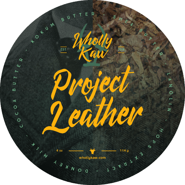 Wholly Kaw Project Leather Shaving Collection Shaving Set Pasteur Pharmacy Shaving Soap 4 oz