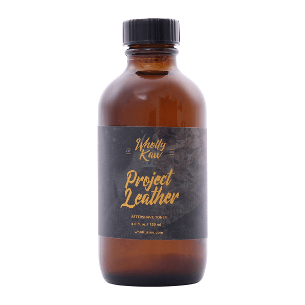 Wholly Kaw Project Leather Shaving Collection Shaving Set Pasteur Pharmacy Aftershave Toner 4 oz