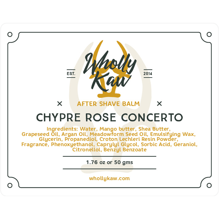 Wholly Kaw Chypre Rose Concerto Shaving Collection Shaving Set Pasteur Pharmacy After Shave Balm 1.76 oz N/A