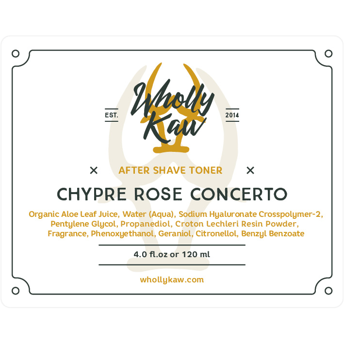 Wholly Kaw Chypre Rose Concerto Shaving Collection Shaving Set Pasteur Pharmacy After Shave Toner 4 oz N/A