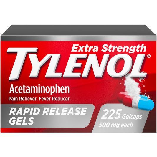 Tylenol 500 Mg Extra Strength Rapid Release Gels Acetaminophen 225Gelcaps Health & Beauty Pasteur Pharmacy