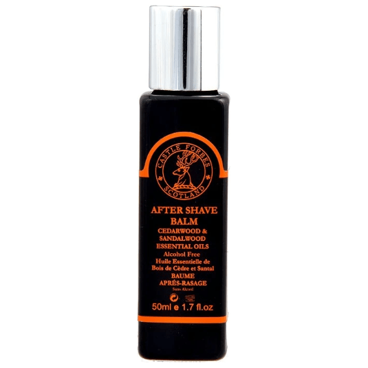 Castle Forbes Cedarwood & Sandalwood Shaving Collection Shaving Set Pasteur Pharmacy Aftershave Balm (Travel Size) 1.7 oz