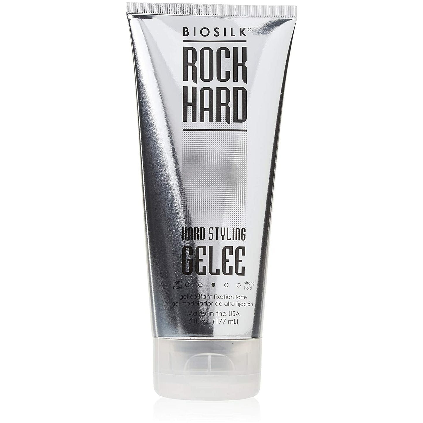 BioSilk Rock Hard Styling Gelee Gel 6 Oz. Hair Gel Pasteur Pharmacy