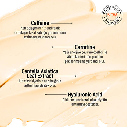Crème raffermissante anti-cellulite Bootiful 200 ml - Lissante et tonifiante | Végétalien