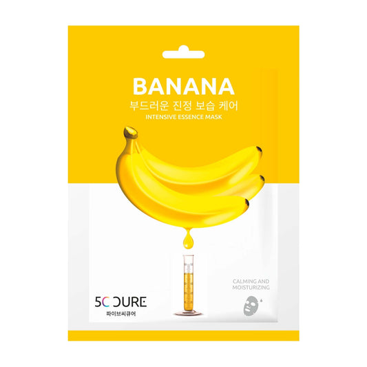 Mascarilla facial coreana de plátano 5C Cure 25 ml - Hidratación profunda