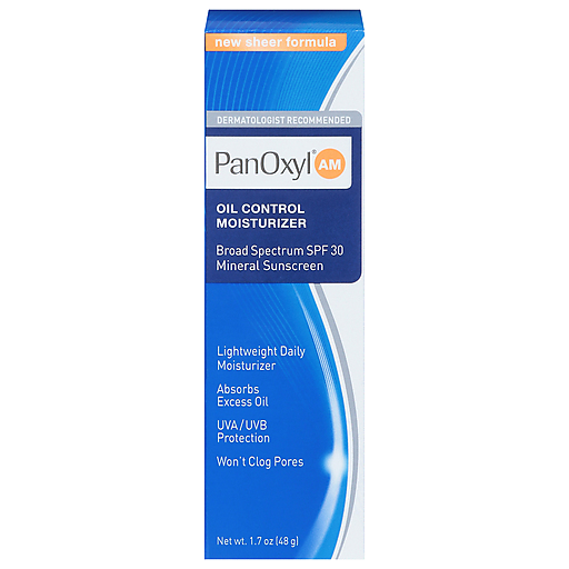 PanOxyl AM Broad Spectrum Spf 30 Oil Control Moisturizer 1.7 Oz Lotion & Moisturizer Pasteur Pharmacy
