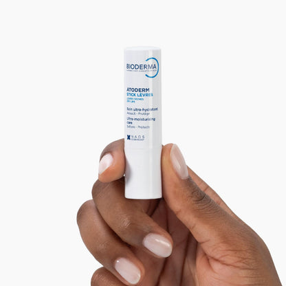Bioderma Atoderm Stick Labial para Labios Secos y Sensibles - Hidratante, Protector, Formato en Barra Práctico | Cuidado Labial, Tratamiento para Labios Secos