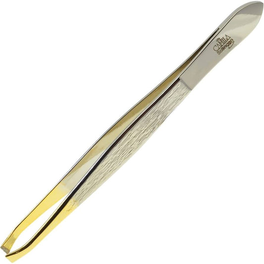 Camila Solingen Professional Slant Tip Tweezer (3.5 inch) Tweezers Pasteur Pharmacy