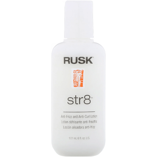 Rusk Str8 Anti-Frizz/Anti-Curl Lotion 6 fl oz Hair Lotion Pasteur Pharmacy