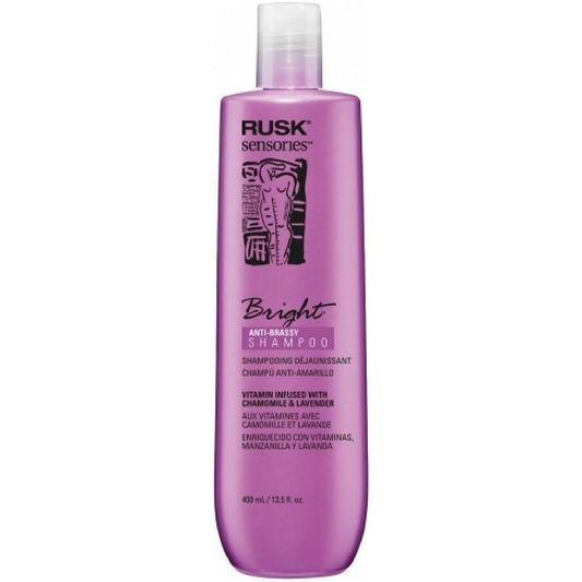 Rusk Sensories Bright Anti-Brassy Shampoo 13.5 fl oz Shampoo Pasteur Pharmacy