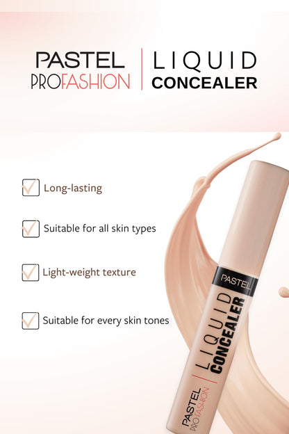 Correcteur liquide Pastel Profashion 102 Nude - Fini mat, 7 ml