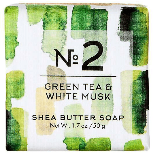 Via Mercato Nro. 2 Shea Butter Soap (Green Tea & White Musk) 1.7oz Shea Butter Soap Pasteur Pharmacy