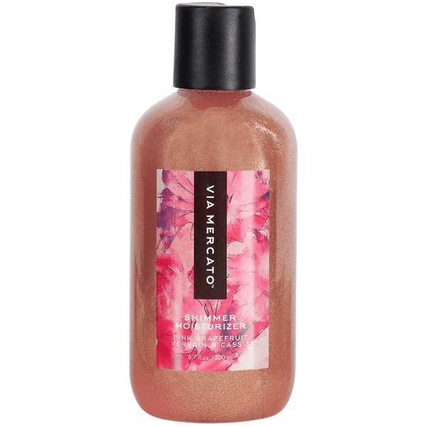 Via Mercato Shimmer Moisturizer Pink Grapefruit, Vervain & Cassis 6.7oz Moisturizer Pasteur Pharmacy