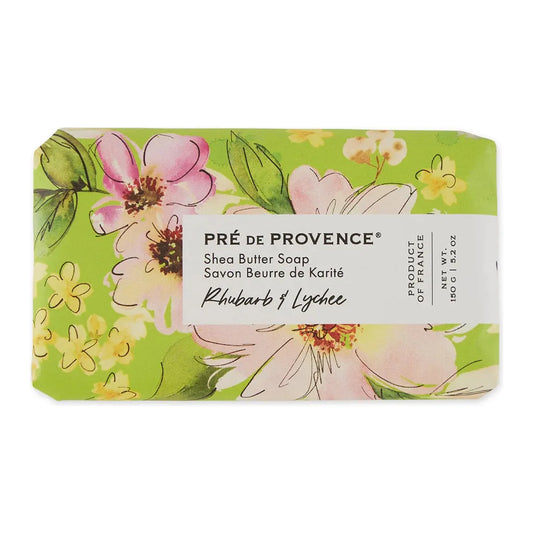 Pre de Provence Rhubarb & Lychee Shea Butter Soap 150g Shea Butter Soap Pasteur Pharmacy