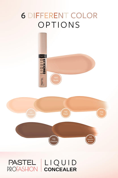 Correcteur liquide Pastel Profashion 102 Nude - Fini mat, 7 ml