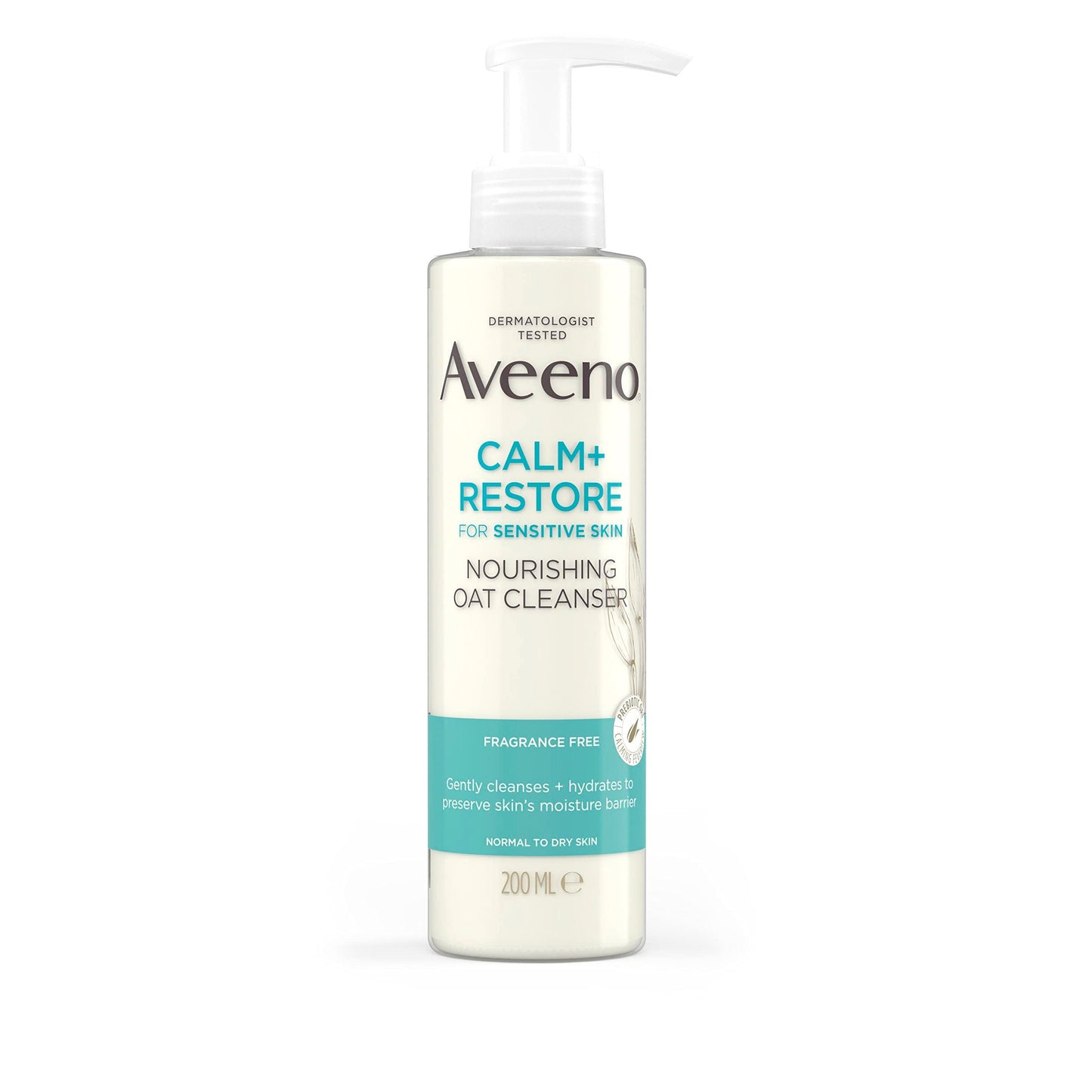 Aveeno Calm + Restore Nourishing Oat Sensitive Skin Cleanser Fragrance-Free -7.8 Oz Skin Cleanser Pasteur Pharmacy