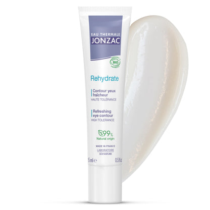 Contorno de ojos calmante Eau Thermale Jonzac para piel sensible - Hipoalergénico y natural