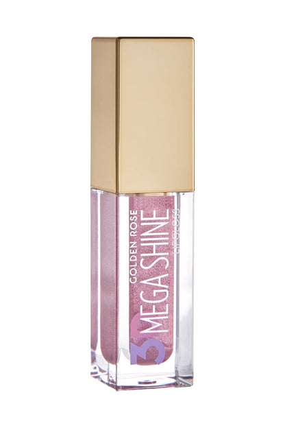 Brillo labial Golden Rose 3D Mega Shine n.º 121 Sparkle: brillo labial ultrabrillante y ligero para unos labios más voluminosos