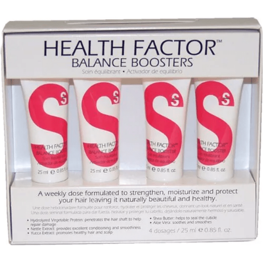 Tigi S-factor Health Factor Balance Boosters Box x 4 118.0 Ml Hair Care Product Pasteur Pharmacy