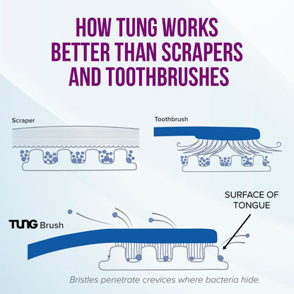 Brosse-langue Tung - Une haleine fraîche et efficace | Soins bucco-dentaires
