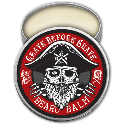 Grave Before Shave Bay Rum Beard Balm 2 oz Beard Balm Pasteur Pharmacy