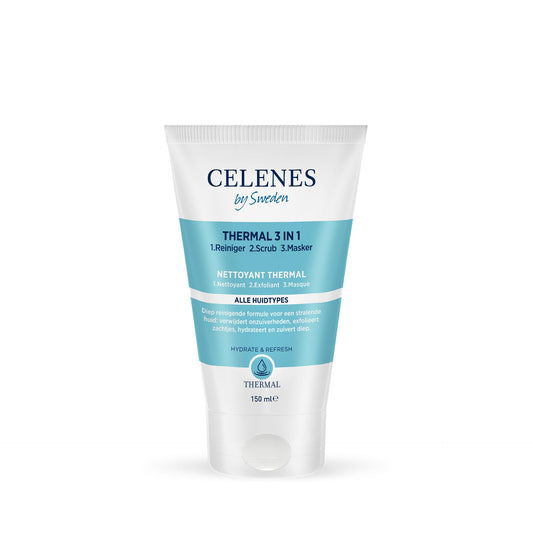 Celenes Thermal Masque Peeling Nettoyant 3 en 1 150ml - Hydratant & Rafraîchissant