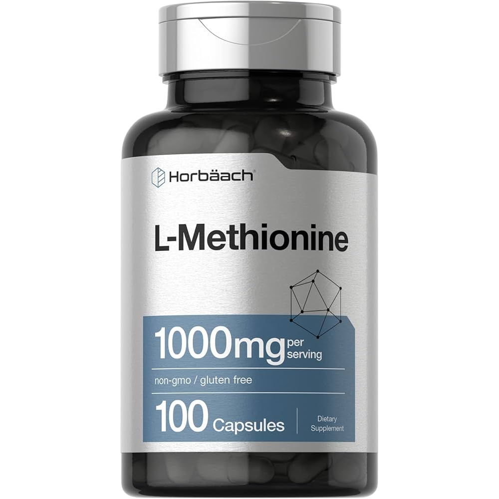 Horbäach L-Methionine Powder (USP Grade), 1000 Grams (1 kg) Bulk Supply Science & Laboratory Pasteur Pharmacy