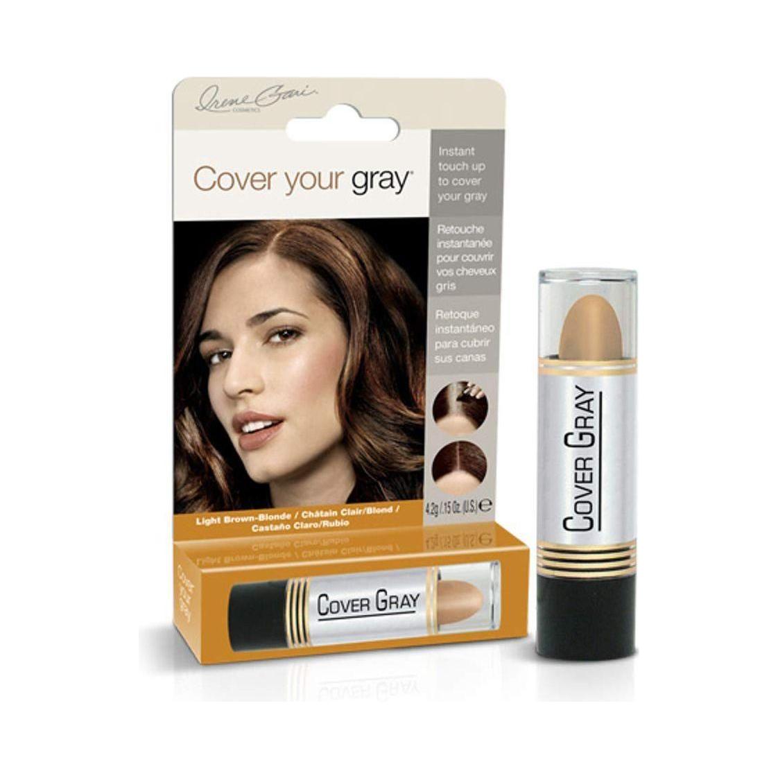 Irene Gari Cover Your Gray Touch Up Stick Light Brown 0.15 oz Hair Color Pasteur Pharmacy
