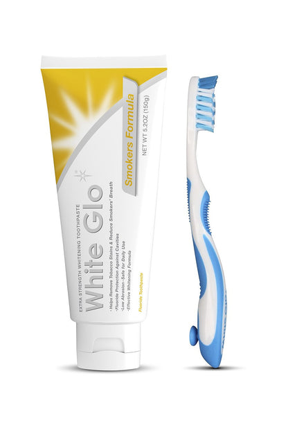 Dentifrice blanchissant White Glo 24 g - Formule extra blancheur | Haleine fraîche