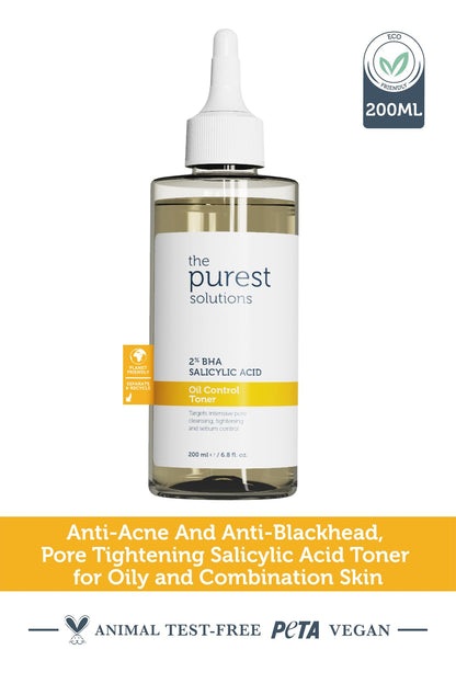 Set de cuidado de la piel The Purest Solutions para puntos negros y reducción de poros: Exfoliante AHA BHA y suero de niacinamida