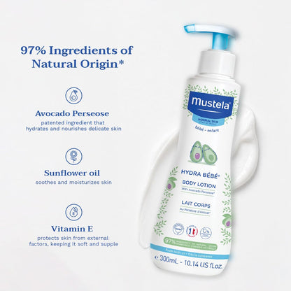 Loción corporal Mustela Hydra Bebé 300ml