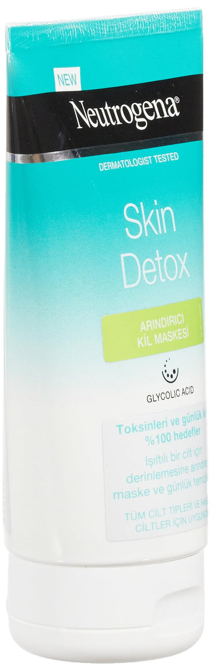 Mascarilla de arcilla limpiadora Neutrogena Skin Detox 150 ml - Limpiador profundo