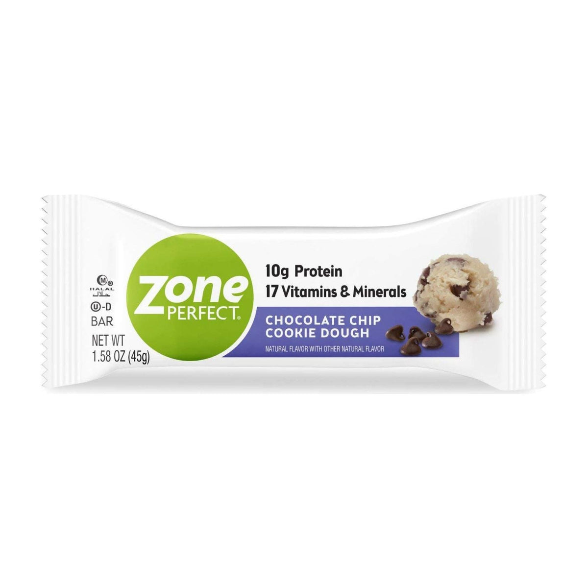 ZonePerfect Nutrition Snack Bars Chocolate Chip Cookie Dough 1.58 oz