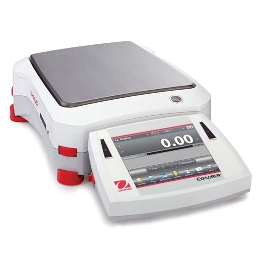 Ohaus Explorer Precision Balance - 6200g Capacity x 0.1g Readability (EX6200) Science & Laboratory Pasteur Pharmacy