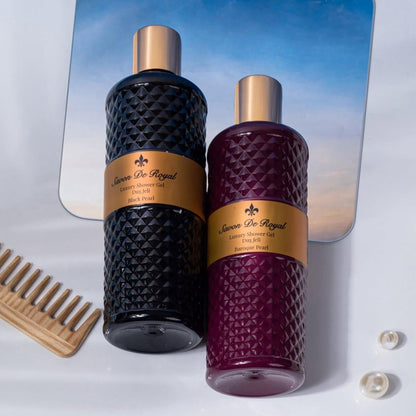 Gel de ducha Savon de Royal Pearl morado 500 ml