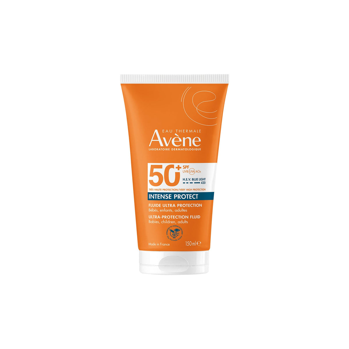 Fluido solar ultrarresistente Avène Intense Protect SPF50+ 150 ml