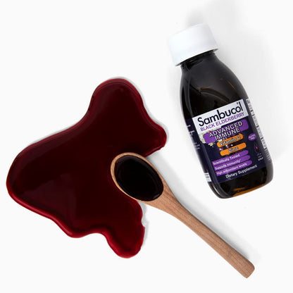 Sirop de sureau noir Sambucol pour le soutien du système immunitaire - 120 ml
