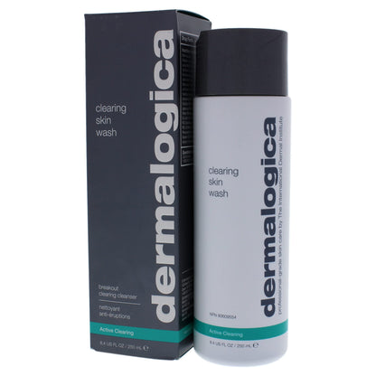 Dermalogica Clearing Skin Wash - Limpiador facial prebiótico para pieles con tendencia acneica con ácido salicílico e ingredientes naturales